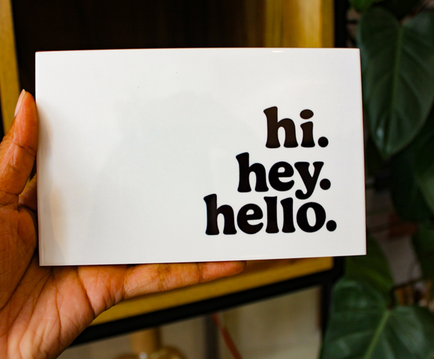 Azulejo Decorativo "Hi.Hey.Hello." image number 3