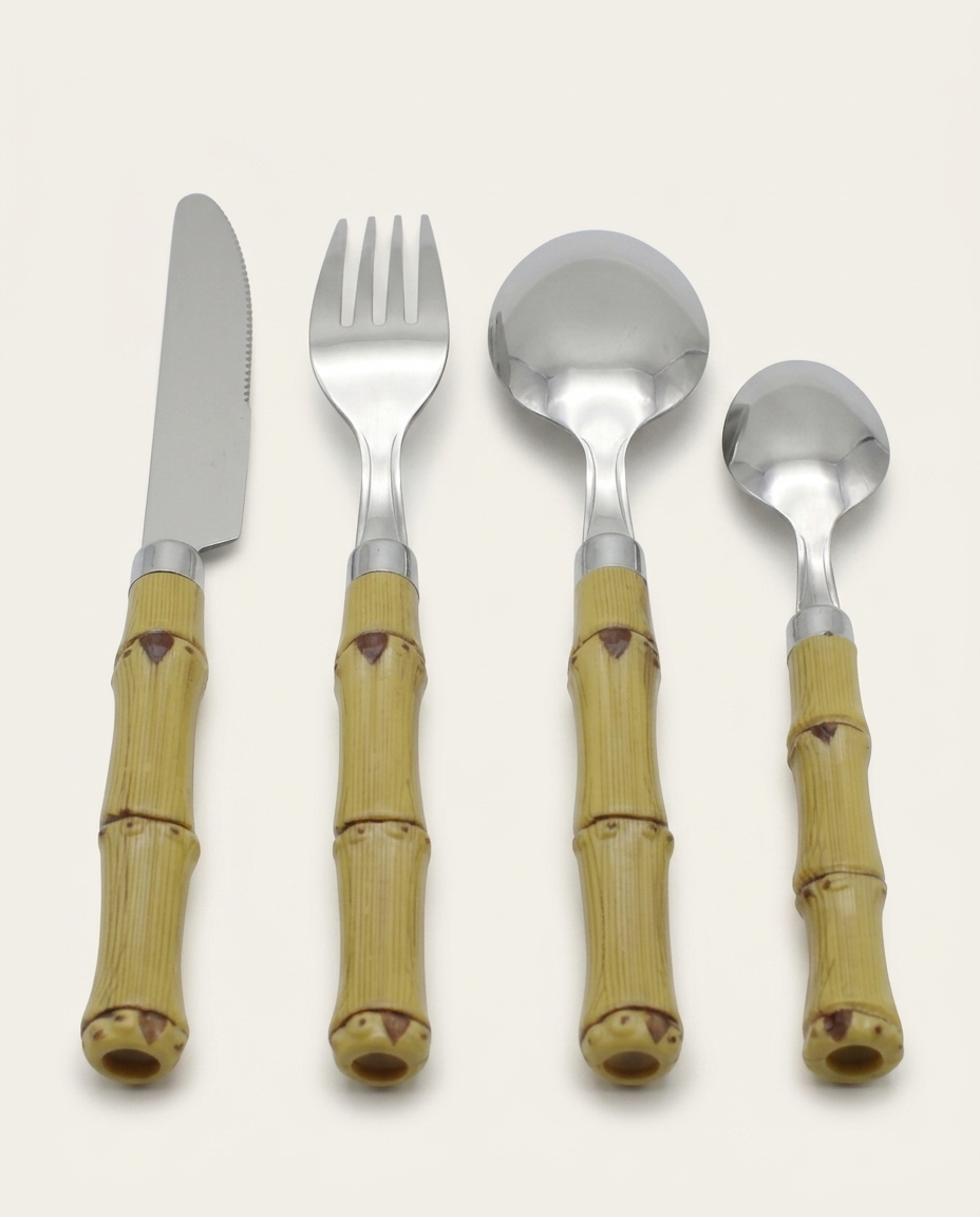 Faqueiro em Inox Bambu - image 1