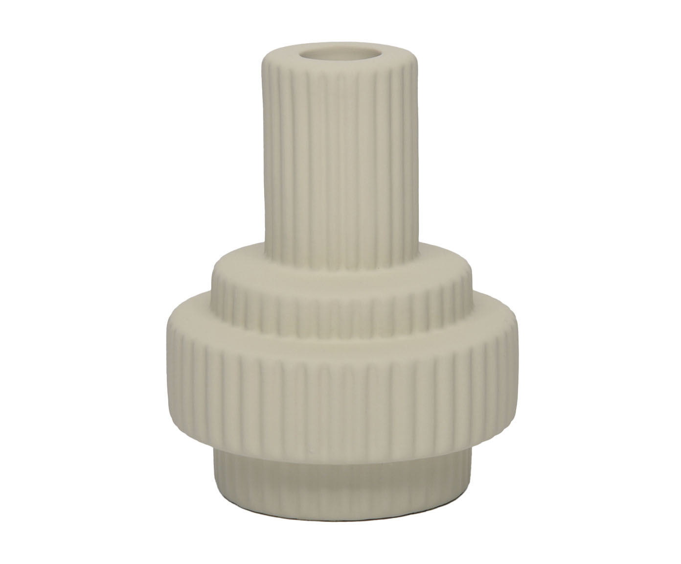 Vaso em Cer&acirc;mica Gears Off White image number 0