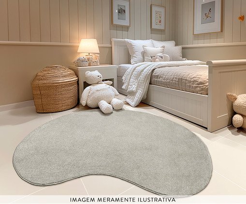 Tapete Tufting Relex N Organic Feijao   - Gelo image number 2