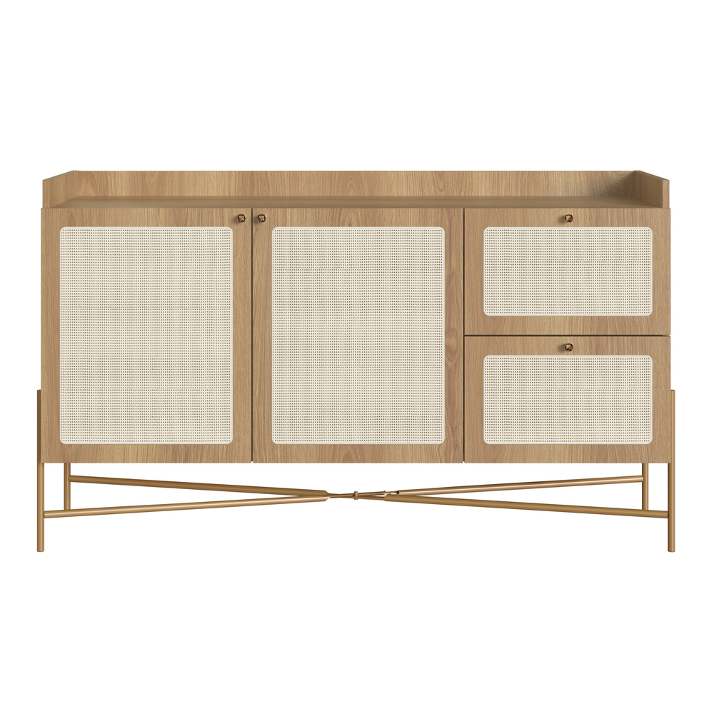 Buffet Tela Oslo Hanover e Dourado - image 0