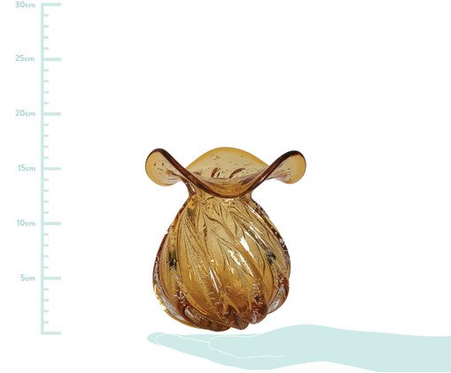 Vaso em Vidro Aline -  &Acirc;mbar image number 1
