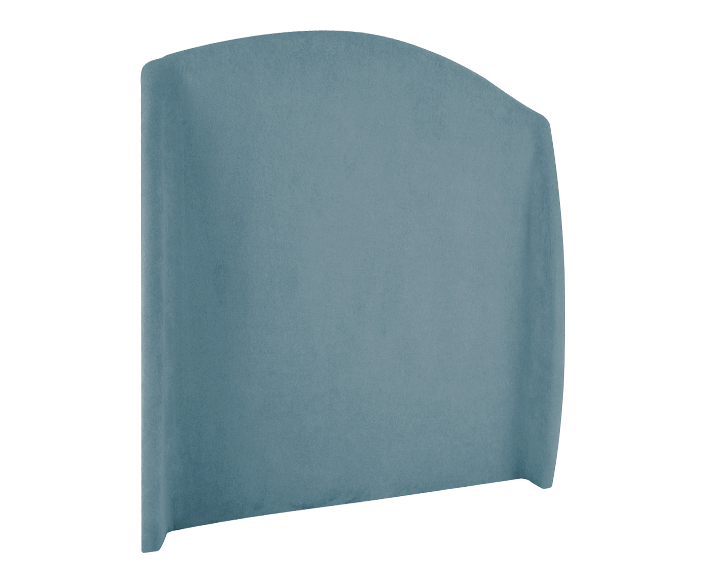 Cabeceira em Boucle Aveludado Smooth Azul image number 3