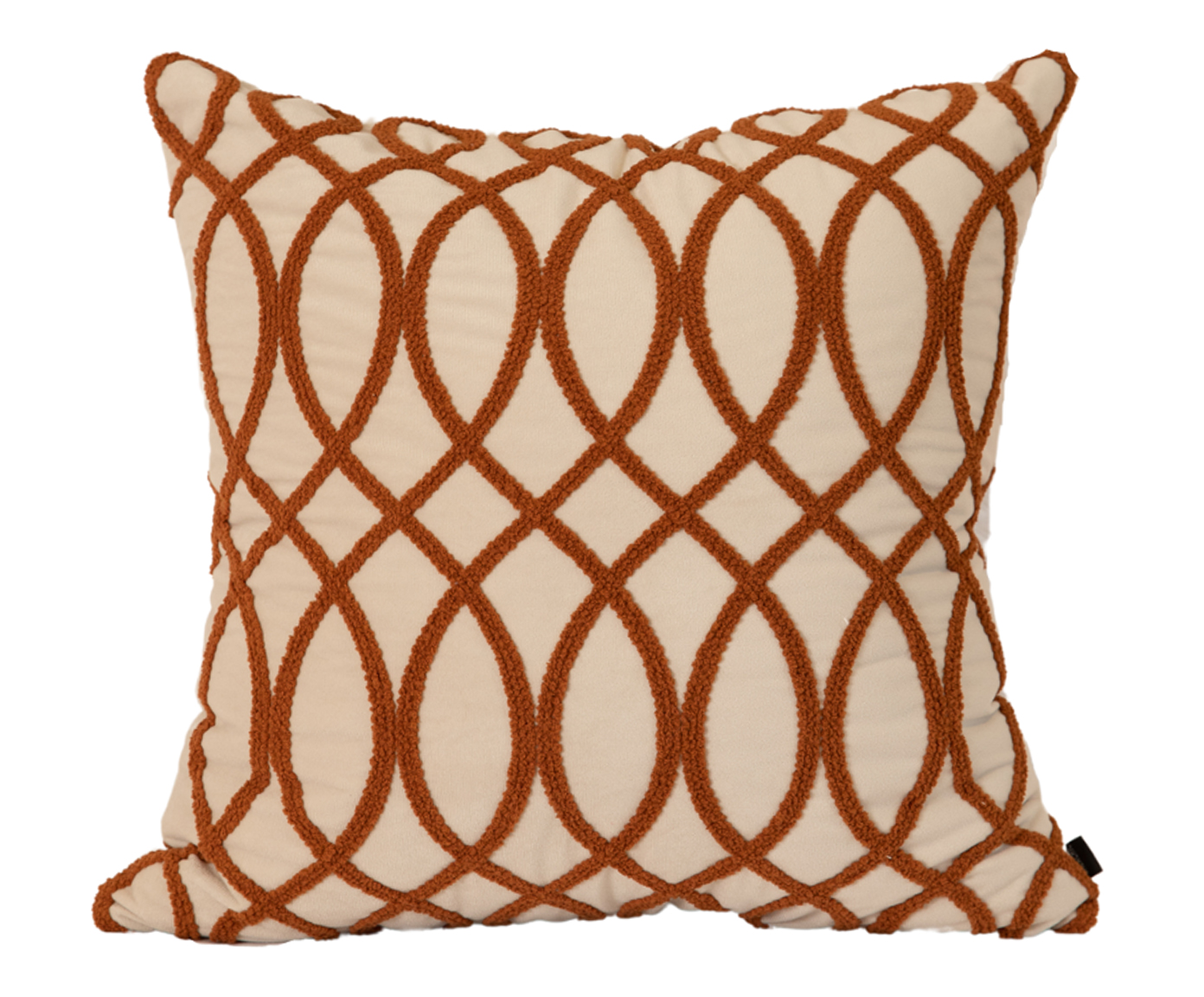 Almofada em Veludo New Collection - Off White e Acobreada image number 0
