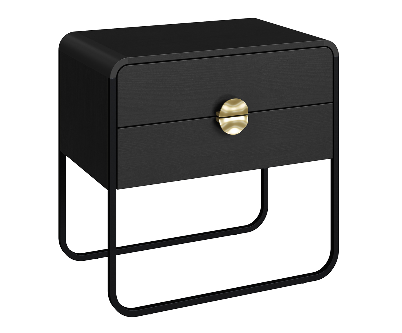 Mesa de Cabeceira Luna II- Nero - image 1