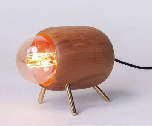 Lumin&aacute;ria Capsula Bege image number 2
