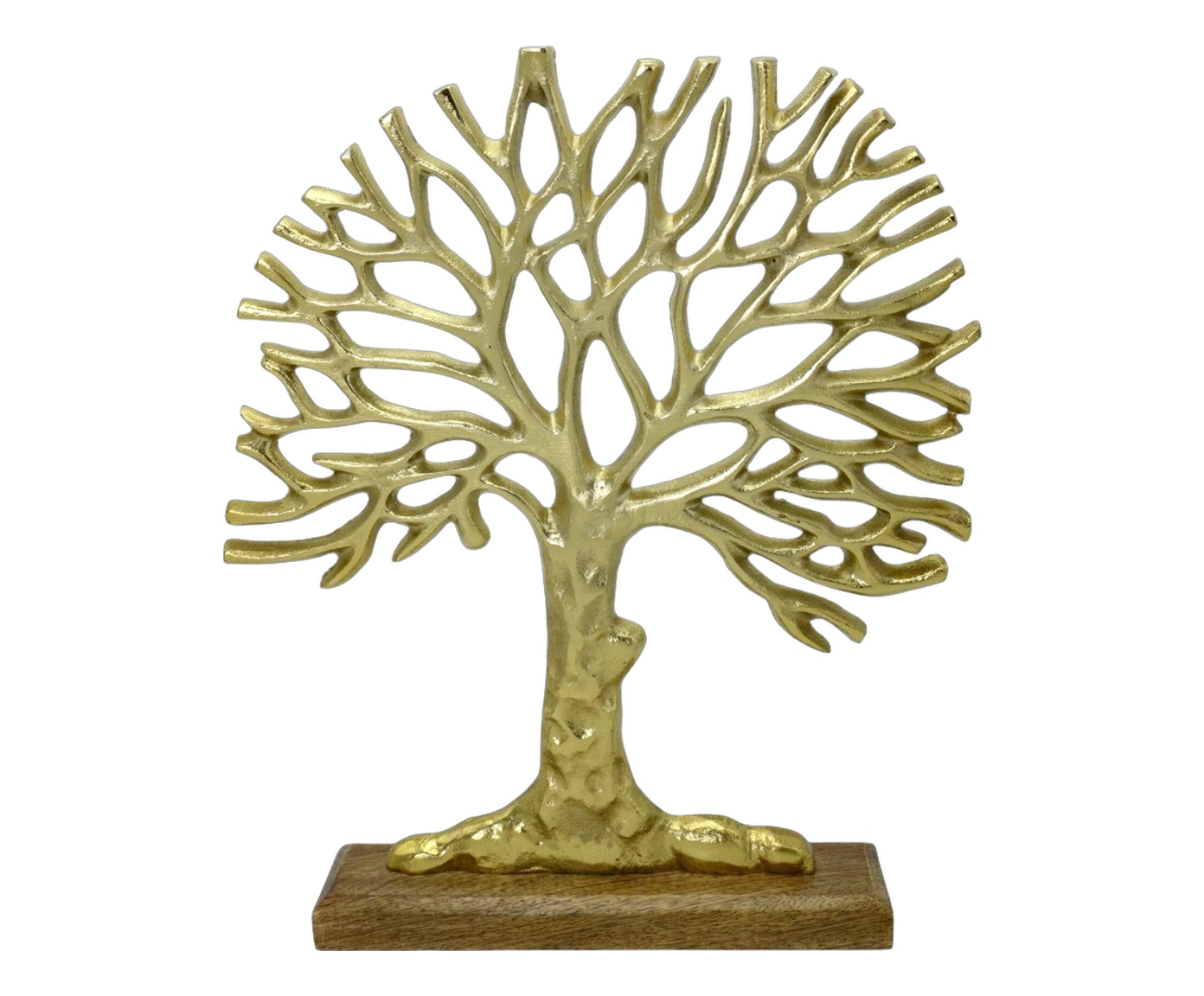 &Aacute;rvore da Vida Decorativa Vitalis Dourado e Marrom image number 0