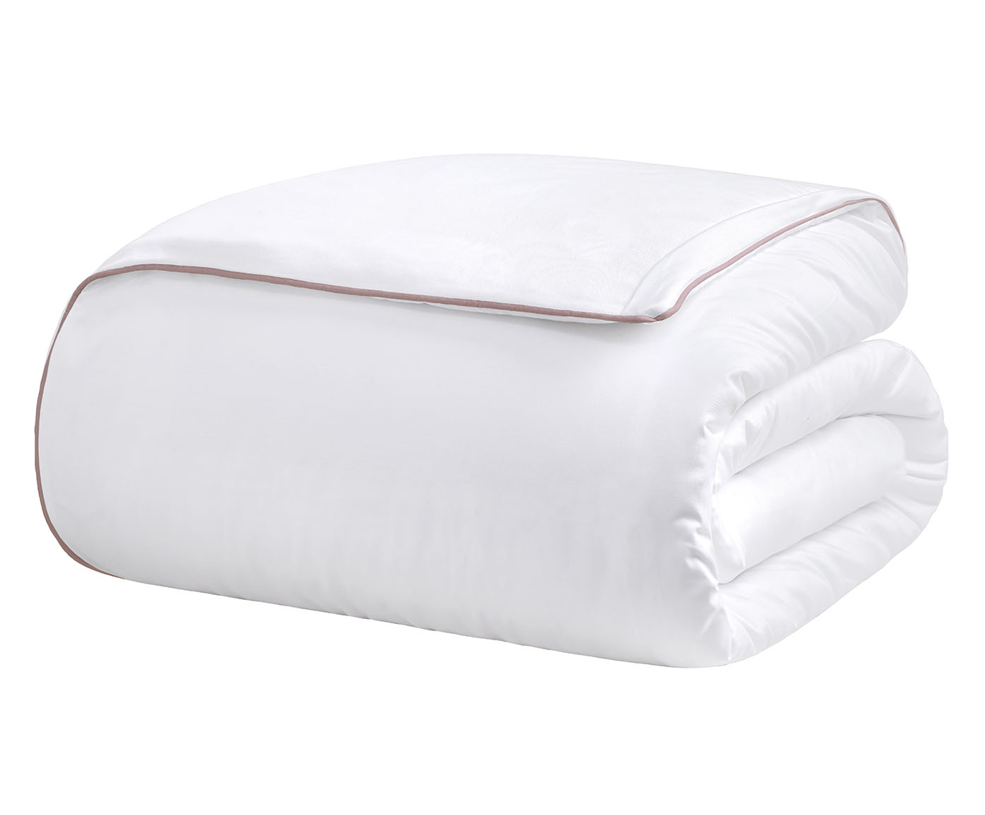 Duvet Basics em Vivo Branco e Ros&ecirc; 200 Fios image number 1