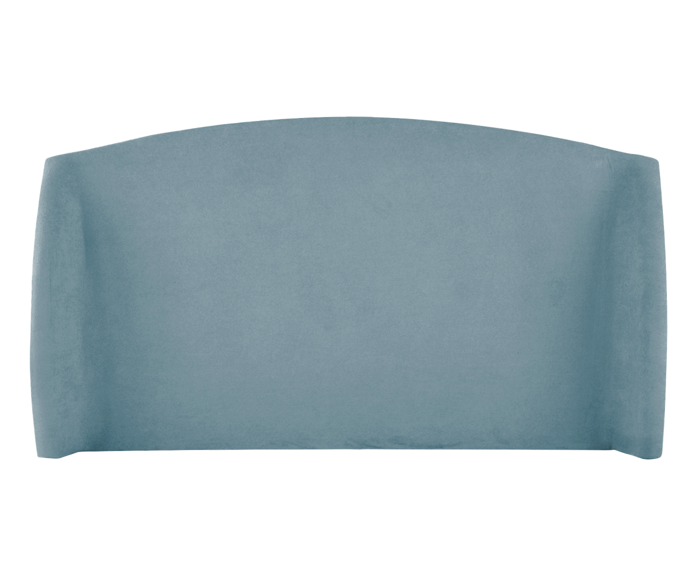 Cabeceira em Boucle Aveludado Smooth Azul image number 0