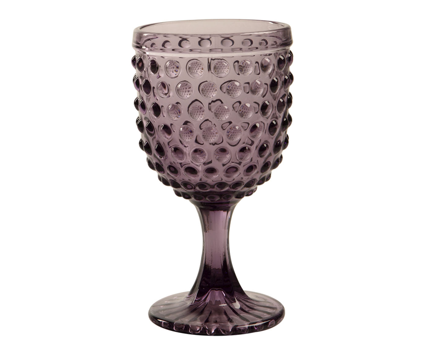 Ta&ccedil;a para Vinho Hobnail Lilac image number 0