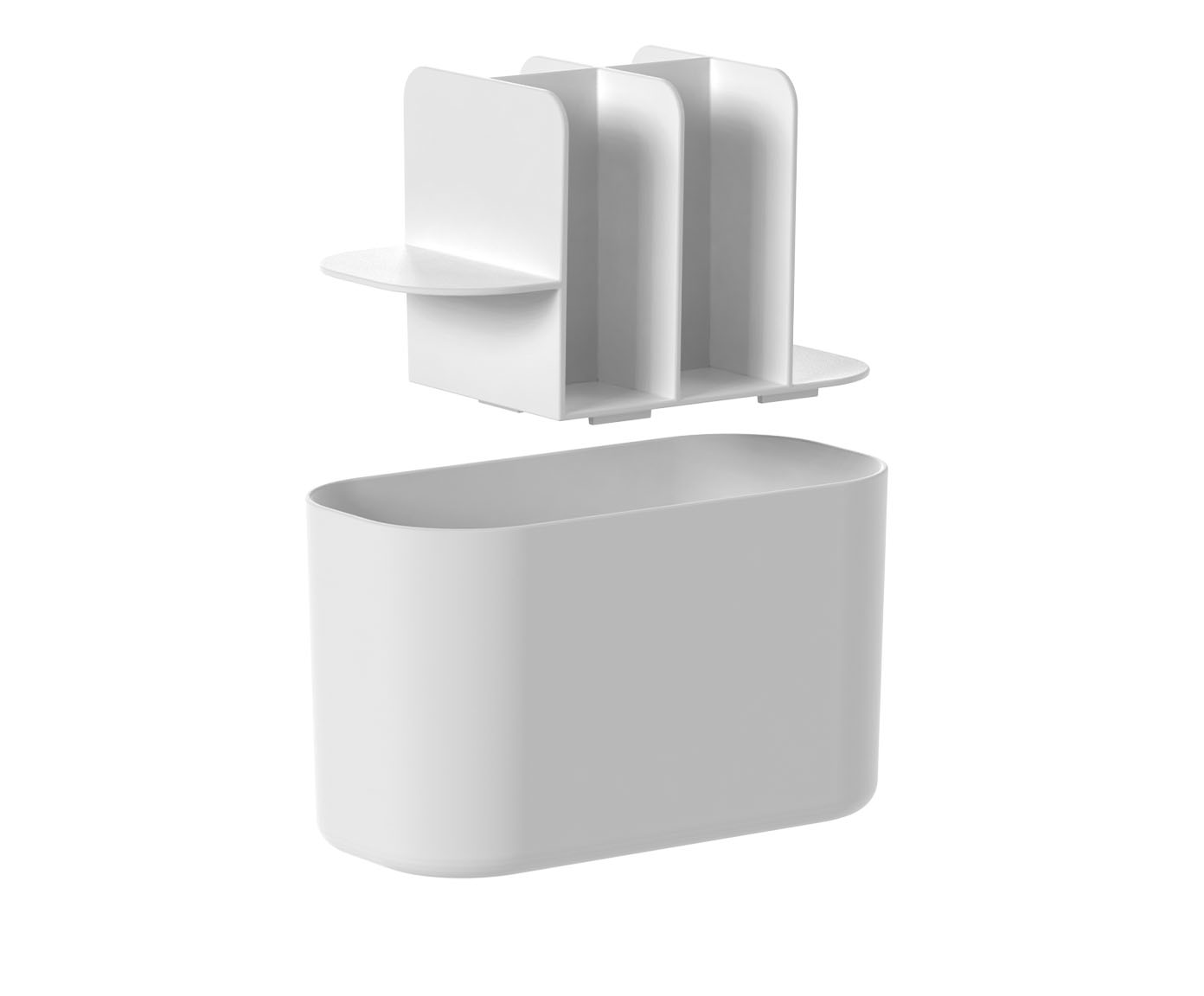 Organizador de Maquiagem Bold Branco image number 3