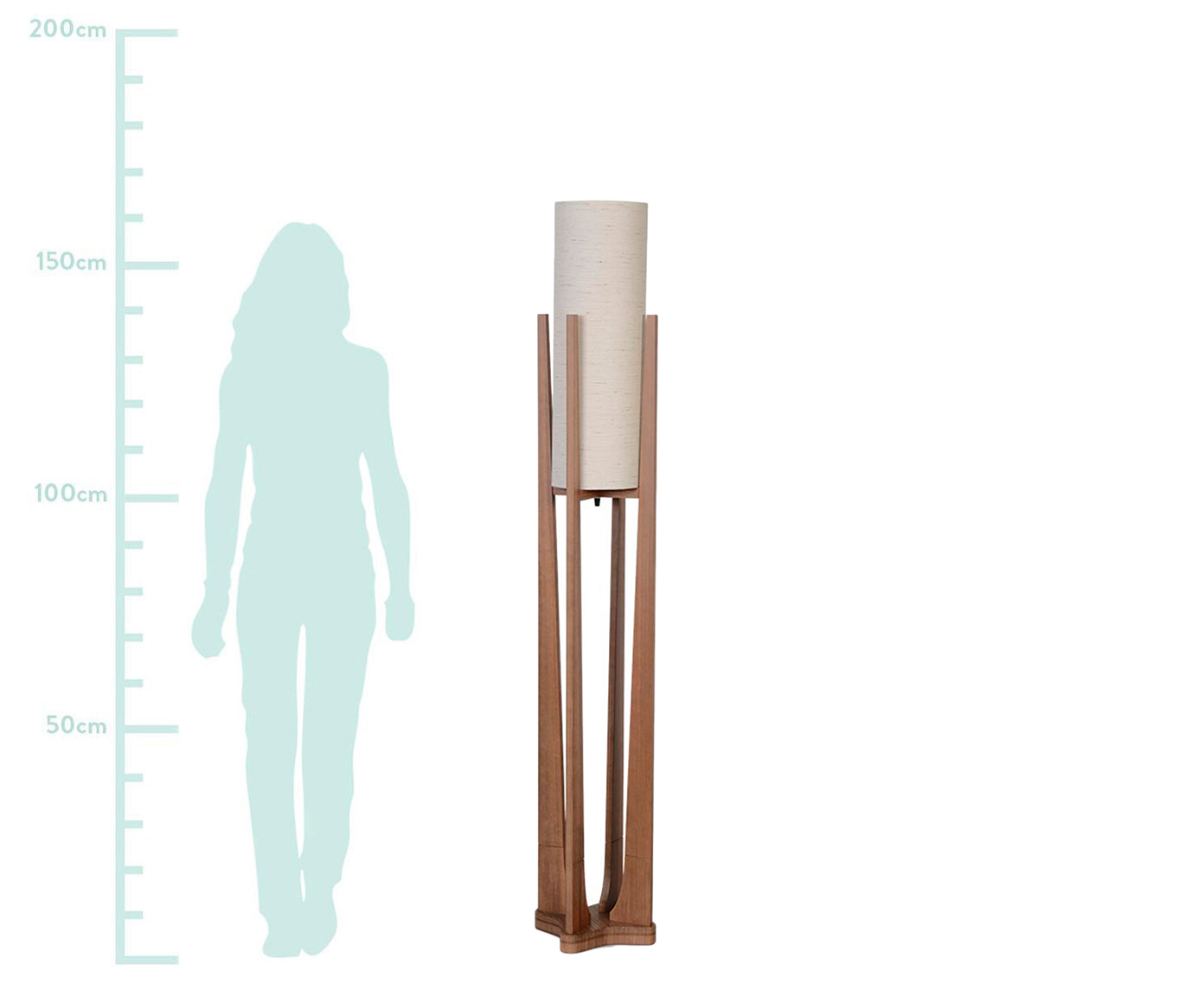 Lumin&aacute;ria de Ch&atilde;o Lara - Bivolt - image 1