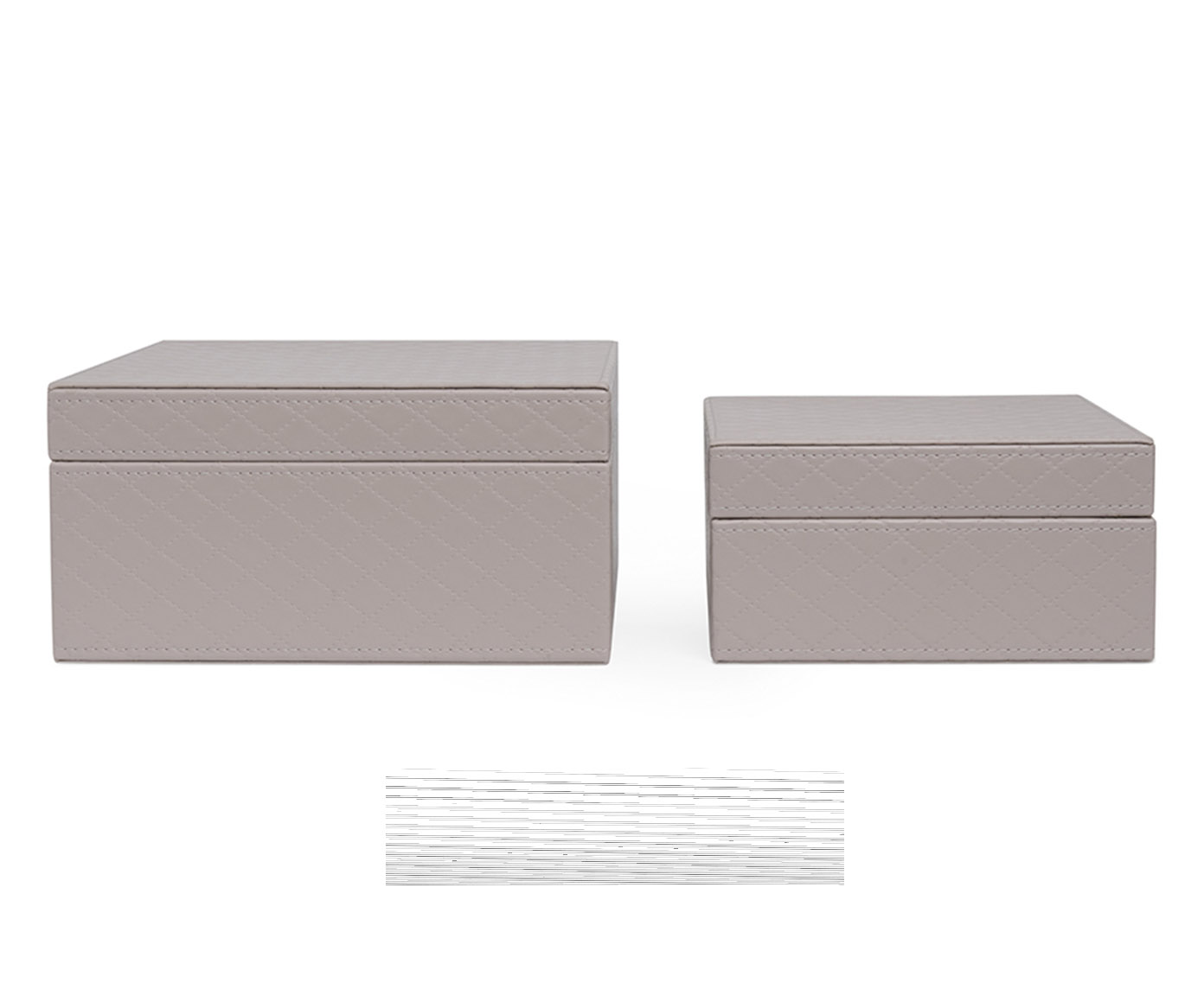Kit Caixas em Em Mdf Com Revestimento em Pu 2 P&ccedil;s image number 1