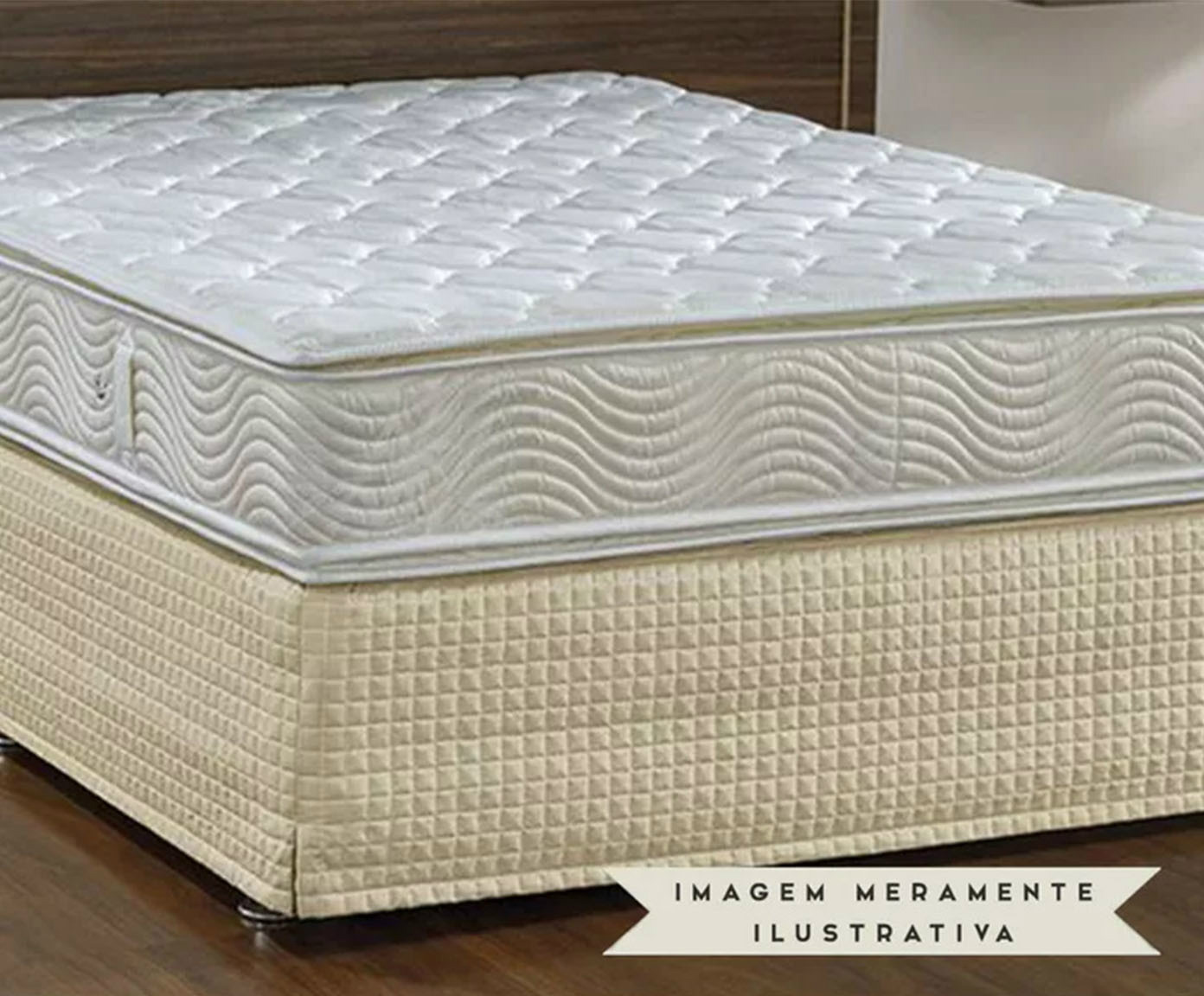 Saia para Box Max Pastilha Bege - 88X35X188cm - Solteiro image number 2