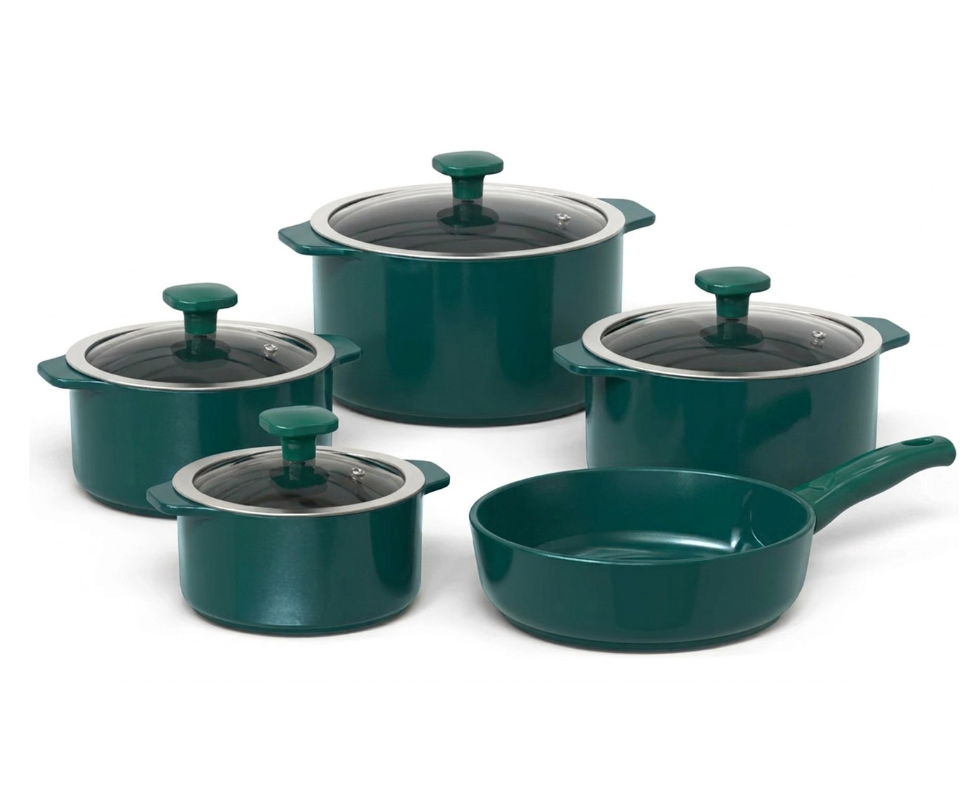 Jogo de Panelas Slim Verde Pinho image number 0