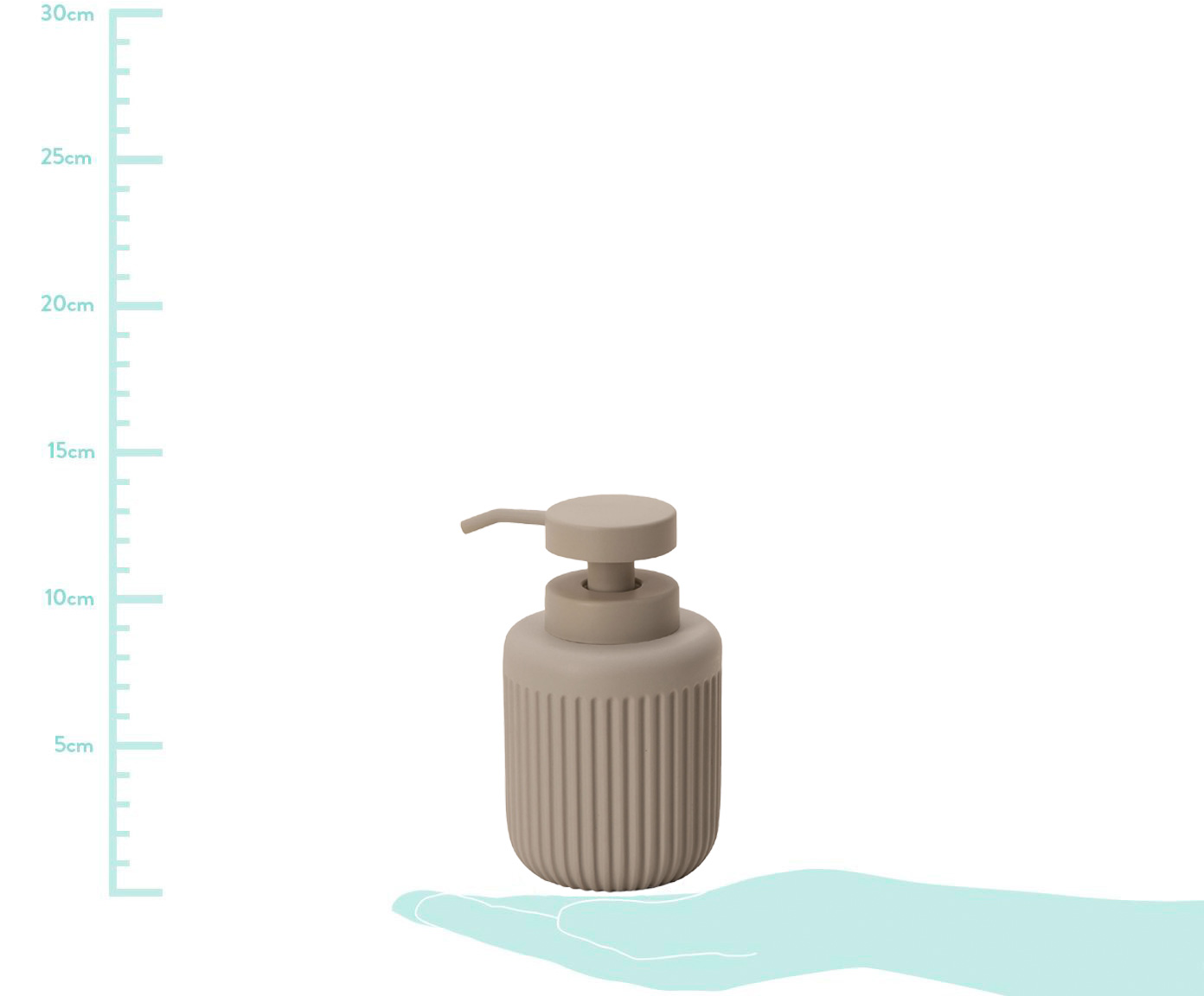 Dispenser em Cimento Lina - Cinza - image 1
