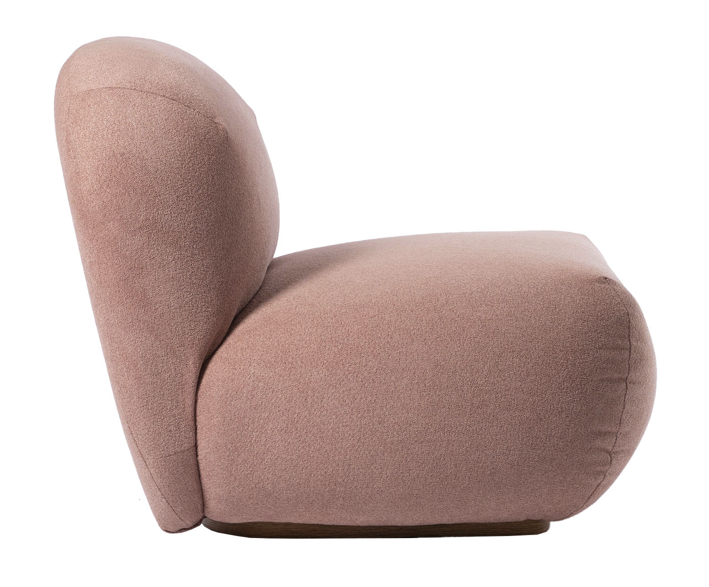 Poltrona em Veludo Boucle Nube Rose image number 5