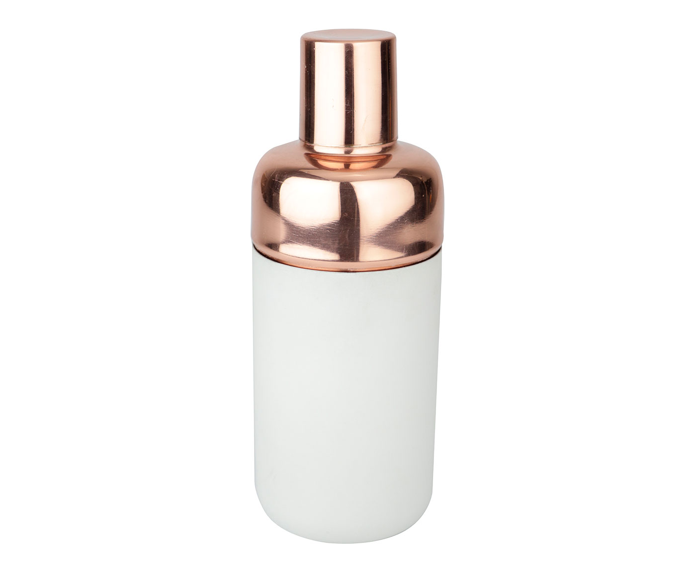 Coqueteleira Drink Station em Inox Branco e Cobre image number 0