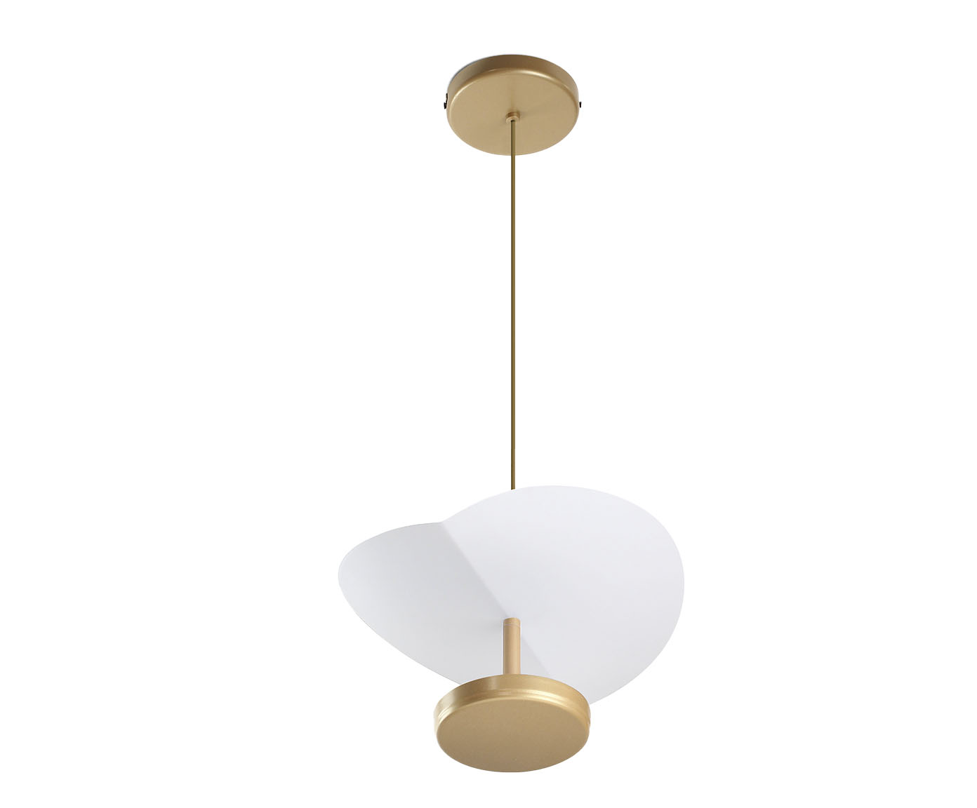 Pendente Led Up Dourado Ono Bivolt image number 0