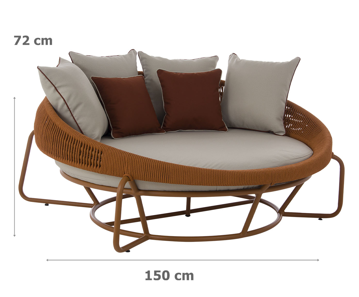 Chaise Concha Candeeiro Terracota - image 1