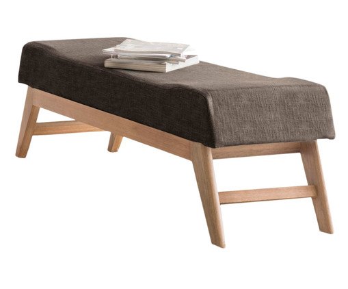 Recamier Marrom com Base Natural Horus Marrom - image 0