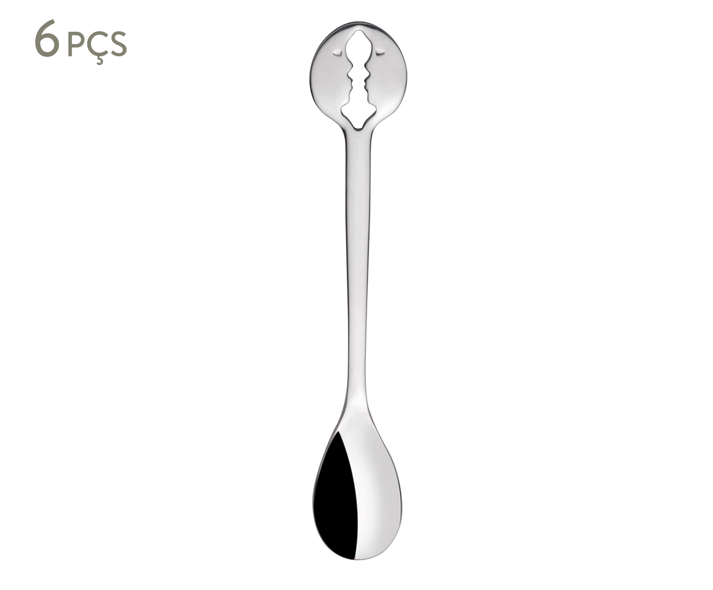 Jogo de Colheres para Caf&eacute; em Inox Kiss Moka Spoon - image 0