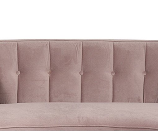 Sof&aacute; Living em Veludo Marilyn Ros&eacute; image number 2