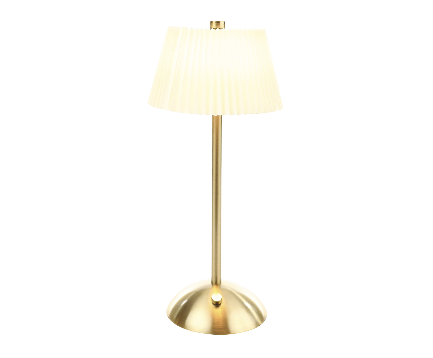 Lumin&aacute;ria de Mesa Moho Dourado e Branco image number 0