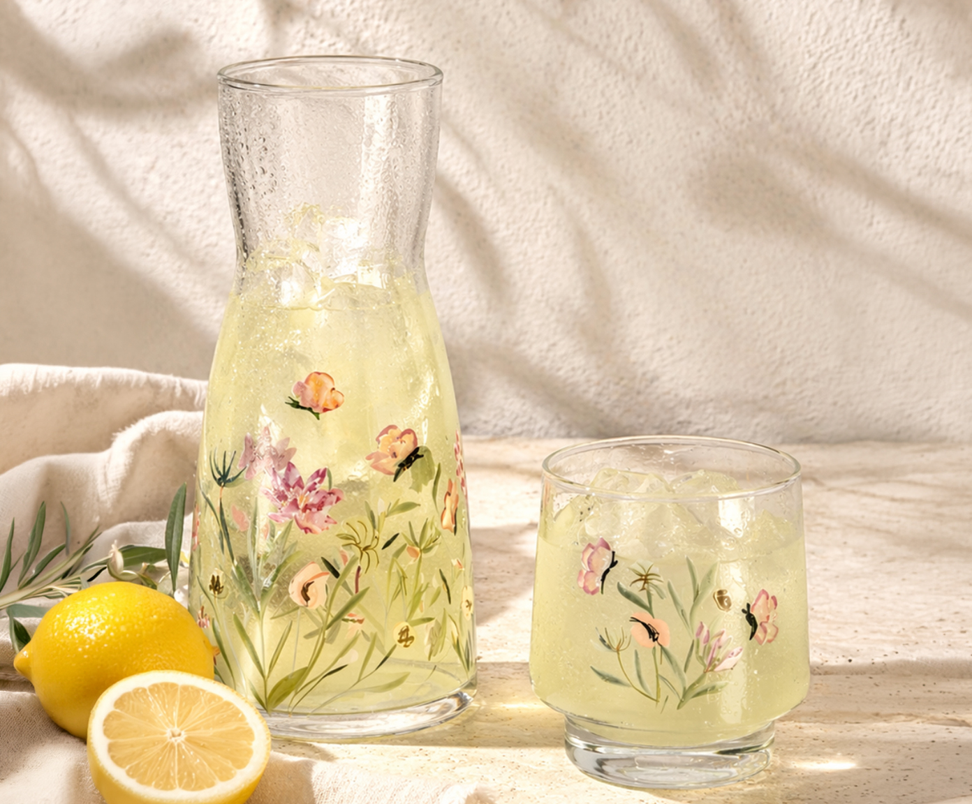 Moringa com Copo e Pintura Floral Garden image number 2