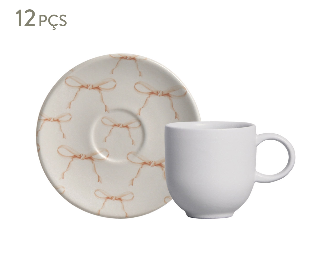 Jogo de X&iacute;caras para Caf&eacute; Coup Stoneware Entre La&ccedil;os image number 0
