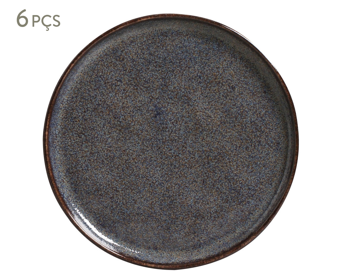 Jogo de Pratos para Sobremesa Bio Titanium Azul Escuro - image 0