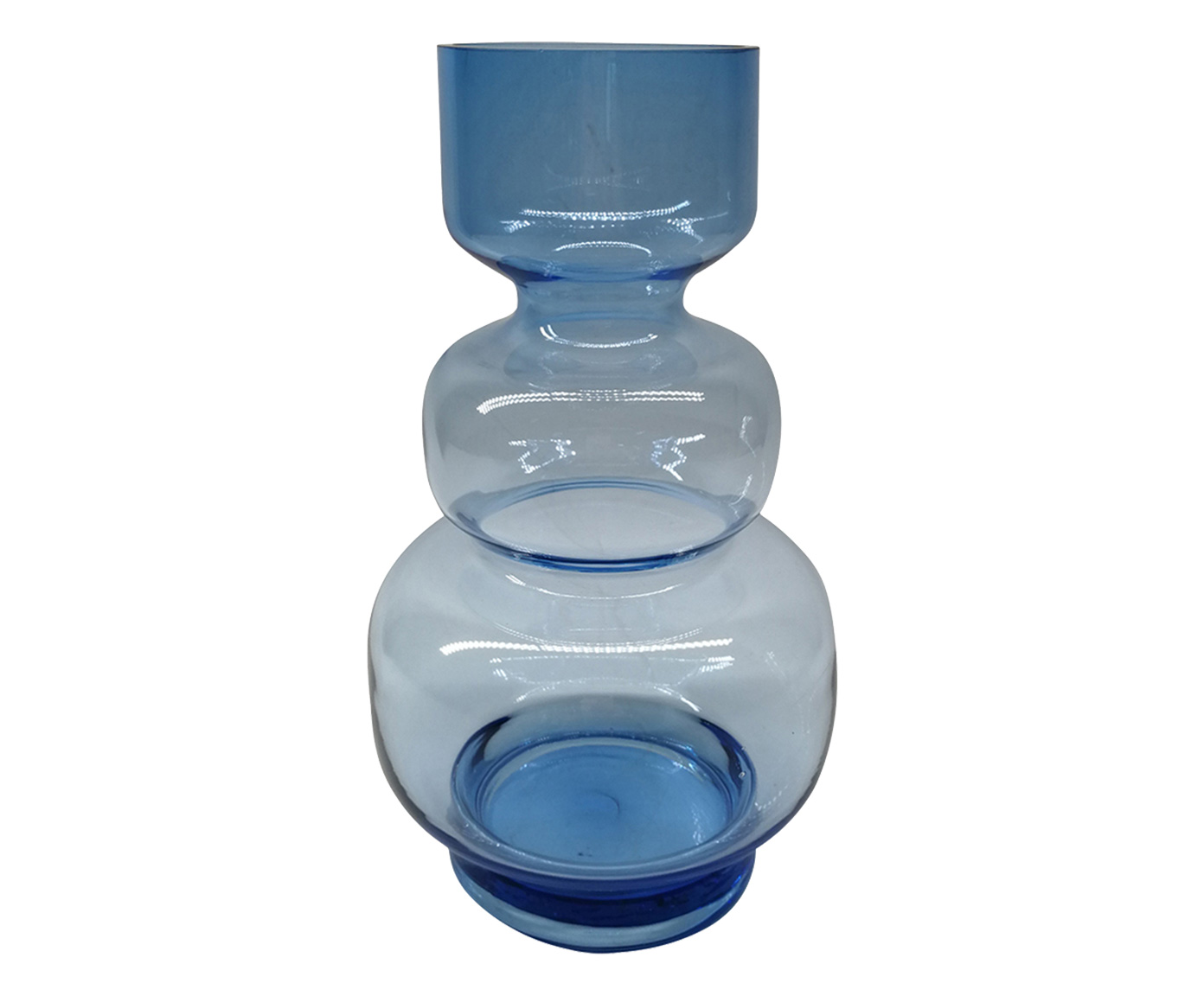 Vaso em Vidro Tonya - Azul image number 0