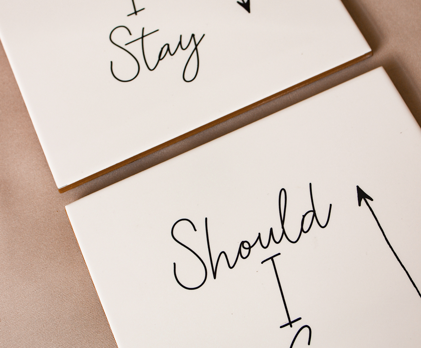 Conjunto de Azulejos "Should I Stay or Should I Go" image number 1