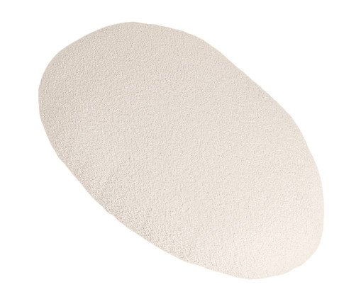 Almofada Bra&ccedil;o Org&acirc;nico Oval Laguna by Elle - Boucle Off White image number 3