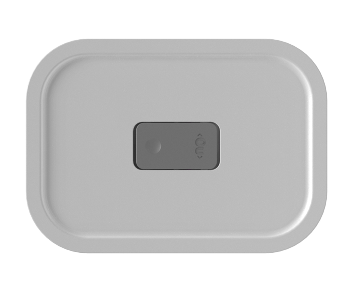 Pote de Vidro Herm&eacute;tico Fresh Lock Branco Fechado Branco image number 2