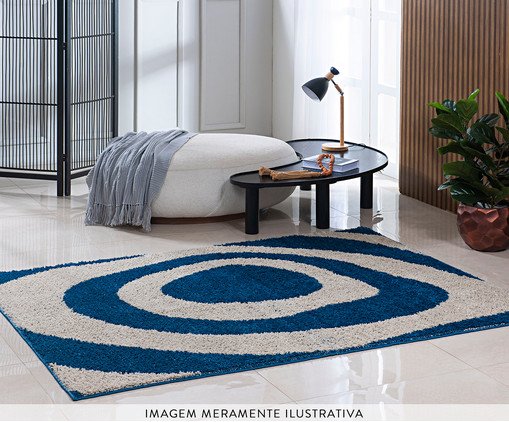 Tapete Design Organic Azul image number 3
