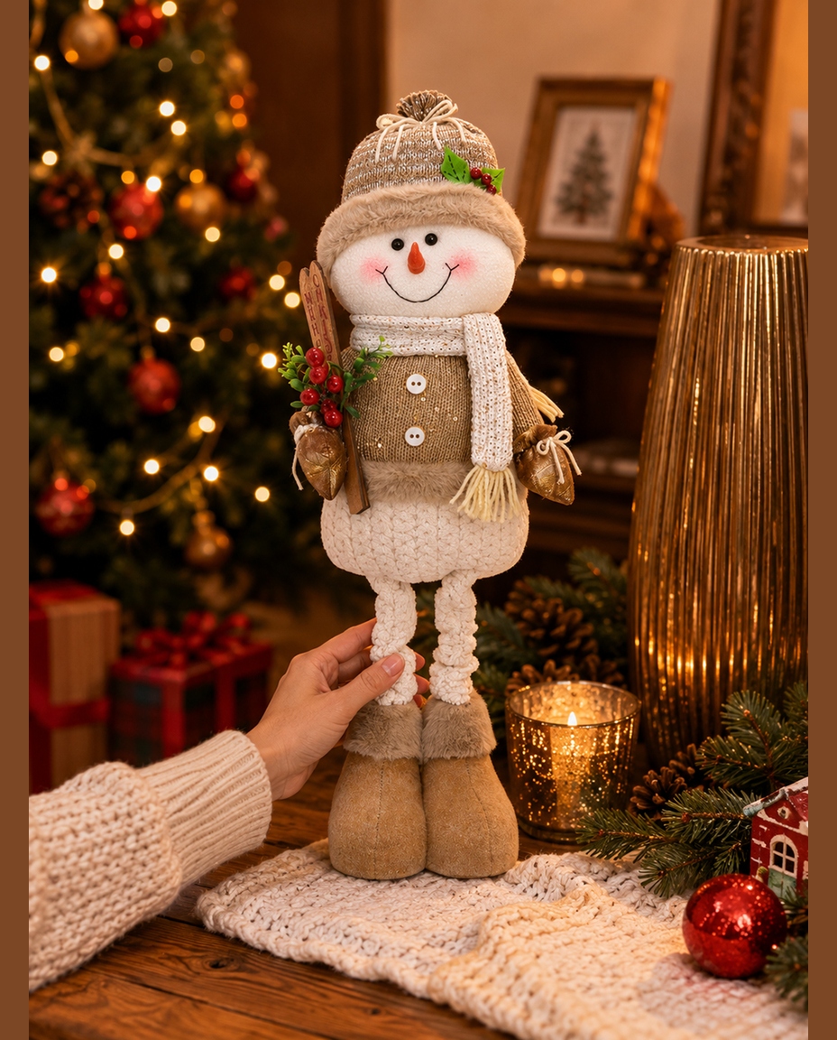Boneco de Neve Esqui Champanhe image number 2