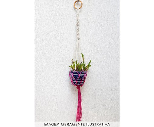 Hanger Franja Pink image number 1