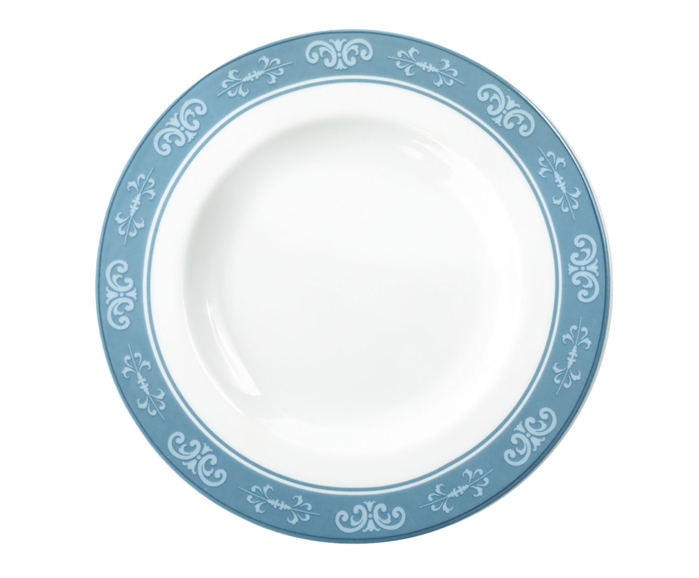 Prato Sobremesa Viena em Porcelana Azul - image 0