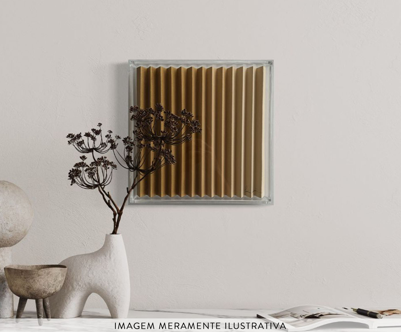 Quadro Degrad&ecirc; Dourado image number 2