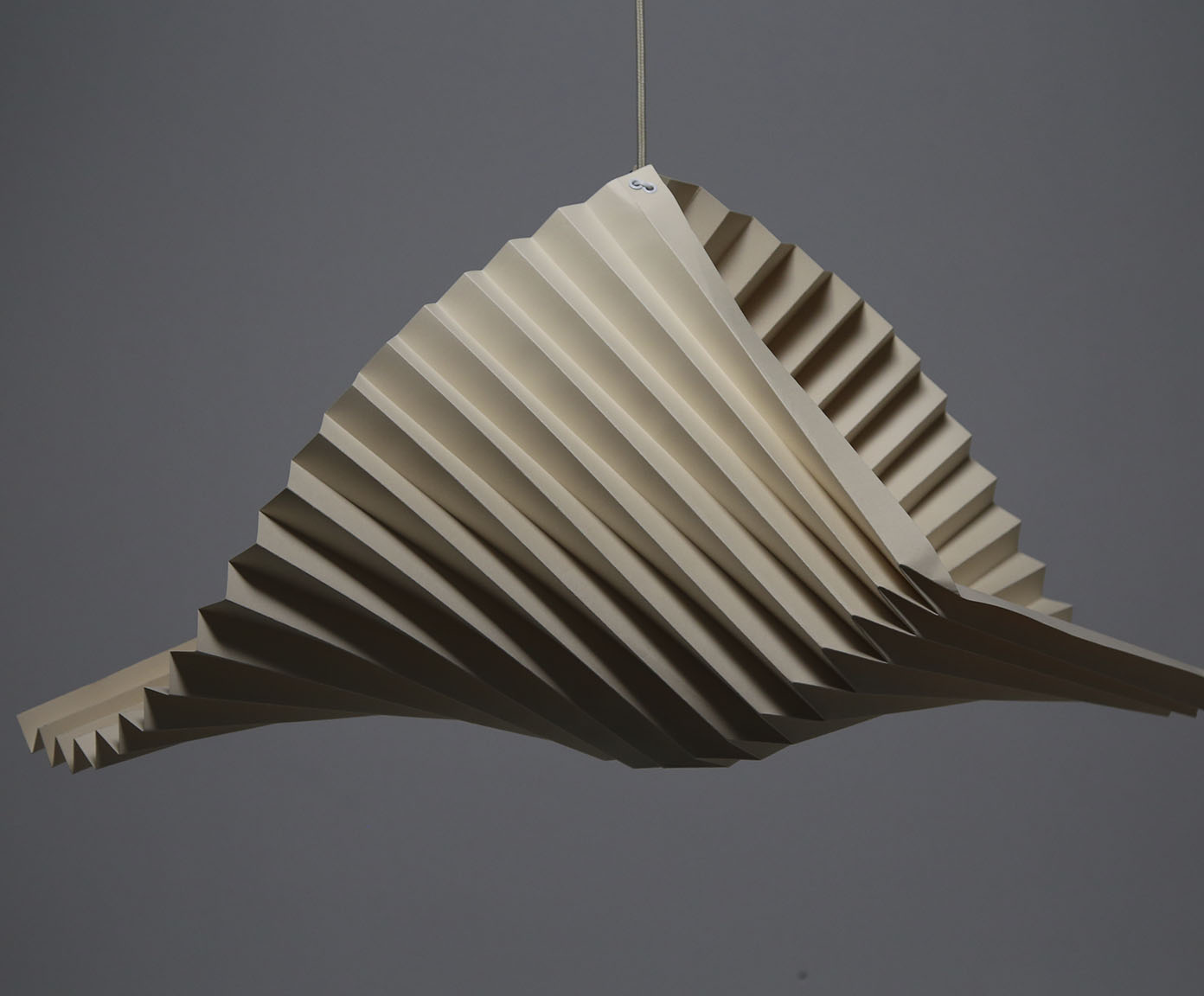 Lumin&aacute;ria Origami Evo&aacute; Marfim image number 5
