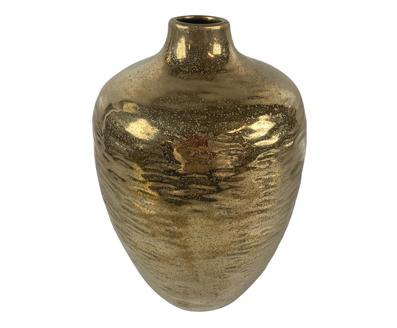 Vaso em Cer&acirc;mica Grenda II Dourada - image 0