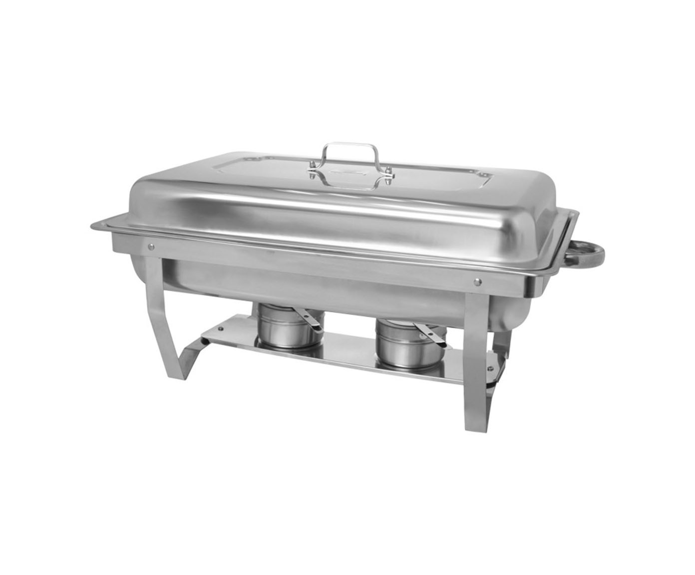 Rechaud Double em A&ccedil;o Inox image number 0