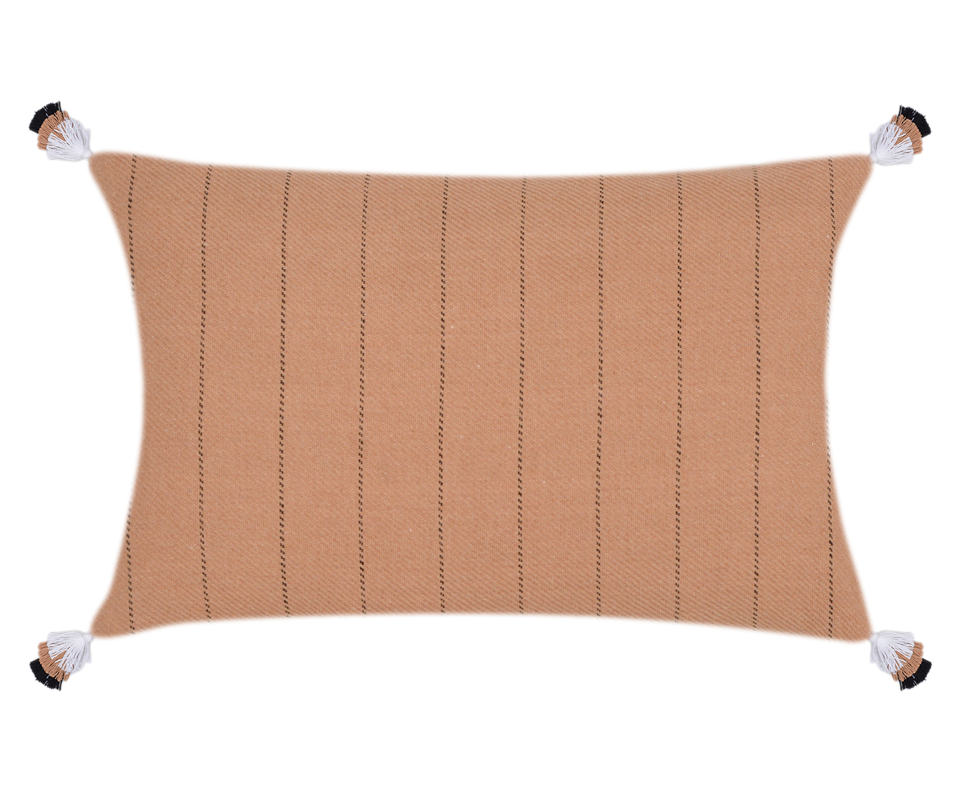 Capa de Almofada com Tassel Tribo Bege e Branca - image 0