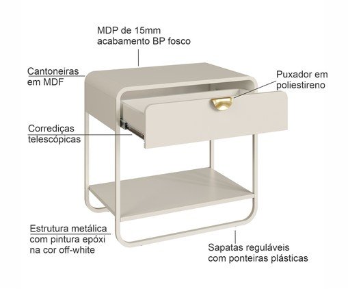 Mesa de Cabeceira &Eacute;vora image number 3