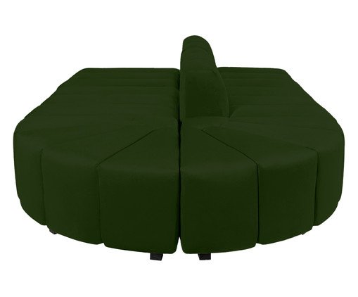 Jogo de Sof&aacute; em Veludo M&oacute;dulos Bud Verde V image number 2