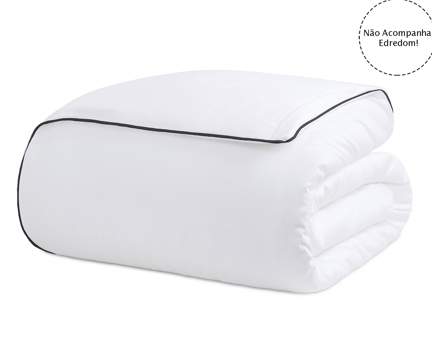 Duvet com Vivo Basics Branco e Preto 200 Fios image number 4