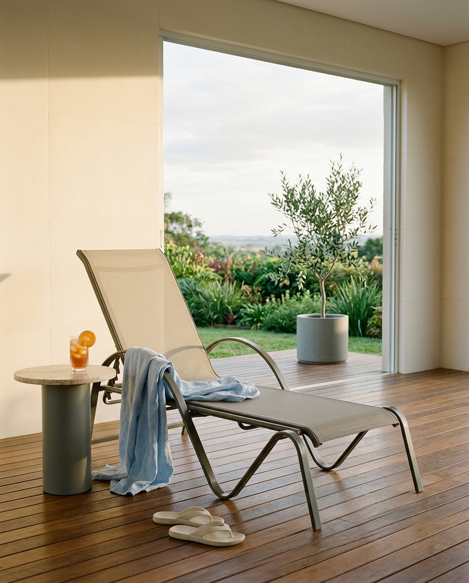Chaiselongue Santarem - Marrom image number 3