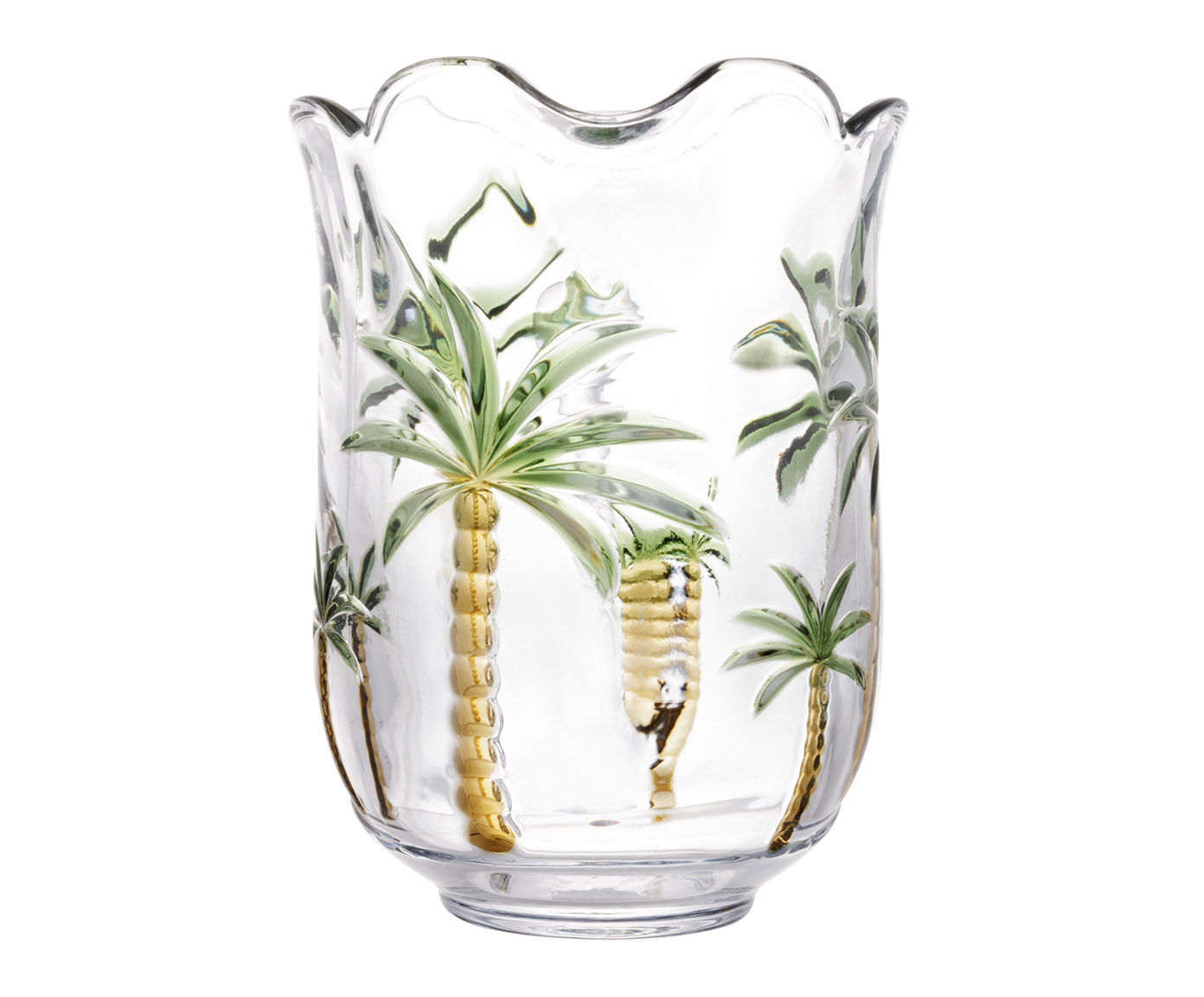 Jarra Palm Hand Painting Verde image number 2