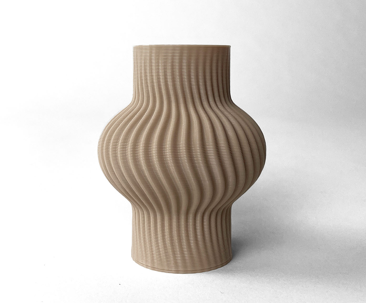 Mini Vaso Onda 1 Areia image number 1